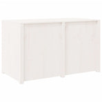 Outdoor Kitchen Cabinet MEPPEL White 106x55x64 cm Solid Wood Pine
