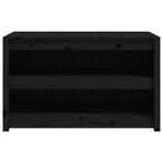 Outdoor Kitchen Cabinet MEPPEL Black 106x55x64 cm Solid Wood Pine