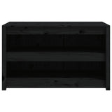 Outdoor Kitchen Cabinet MEPPEL Black 106x55x64 cm Solid Wood Pine - Top-Down View