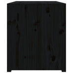 Outdoor Kitchen Cabinet MEPPEL Black 106x55x64 cm Solid Wood Pine