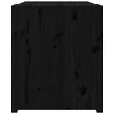 Outdoor Kitchen Cabinet MEPPEL Black 106x55x64 cm Solid Wood Pine - 45-Degree Angle