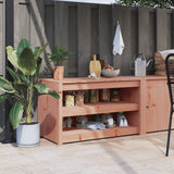 Outdoor Kitchen Cabinet MEPPEL 106x55x64 cm Solid Wood Douglas