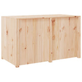 Outdoor Kitchen Cabinet MEPPEL 106x55x64 cm Solid Wood Pine - Close-Up Angle