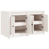 Outdoor Kitchen Cabinet MEPPEL White 106x55x64 cm Solid Wood Pine