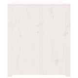 Outdoor Kitchen Cabinet MEPPEL White 106x55x64 cm Solid Wood Pine - Rear View
