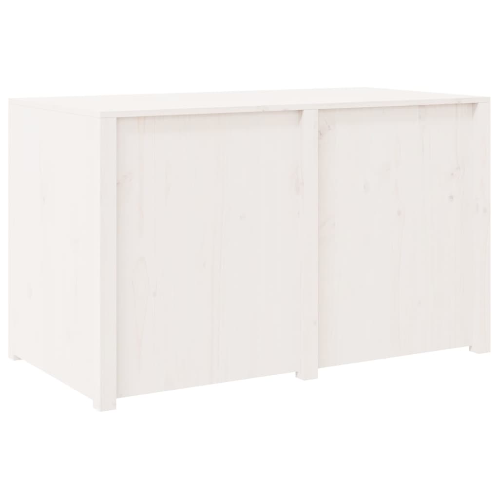 Outdoor Kitchen Cabinet MEPPEL White 106x55x64 cm Solid Wood Pine