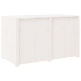 Outdoor Kitchen Cabinet MEPPEL White 106x55x64 cm Solid Wood Pine