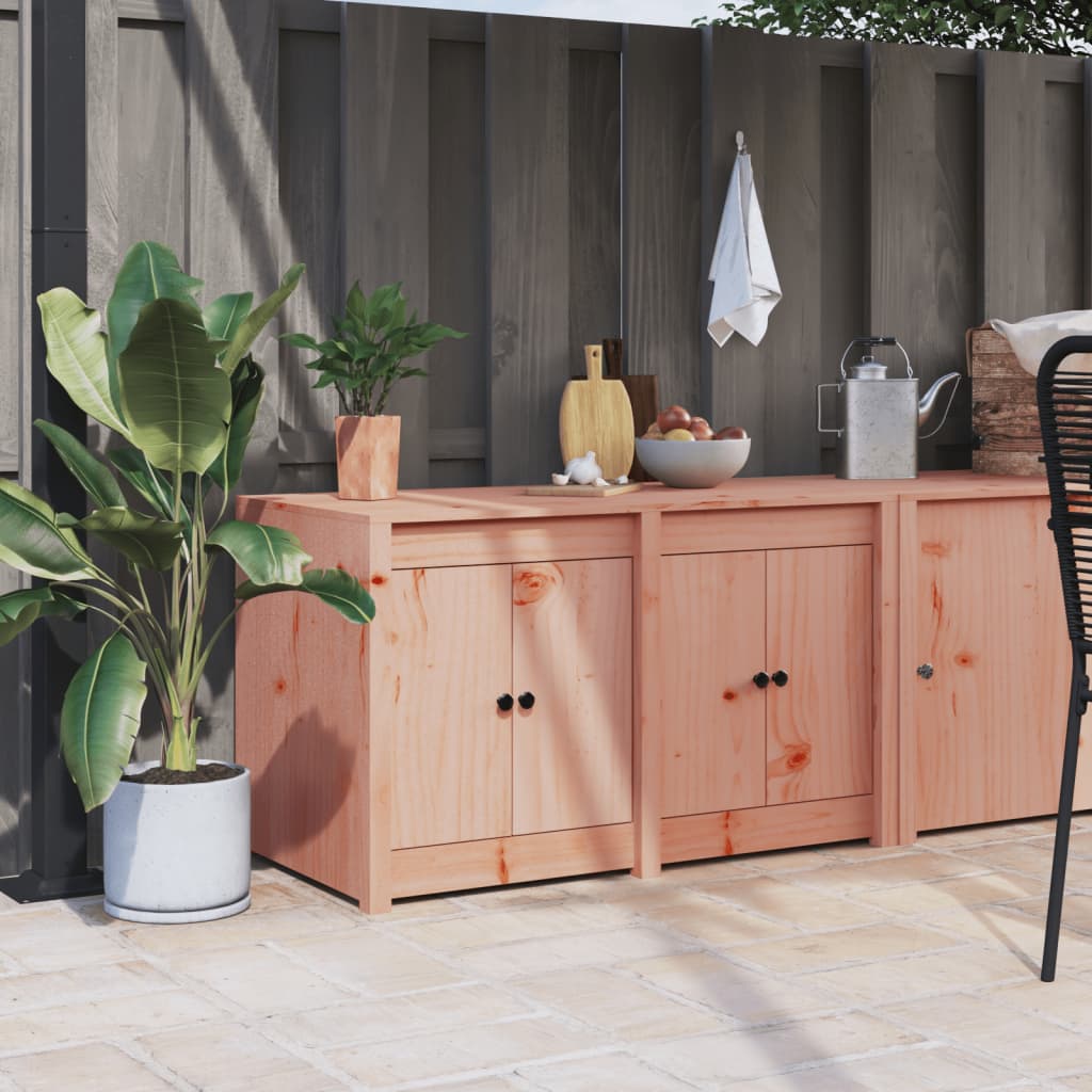 Outdoor Kitchen Cabinet MEPPEL 106x55x64 cm Solid Wood Douglas