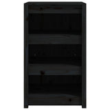 Outdoor Kitchen Cabinet MEPPEL Black 55x55x92 cm Solid Wood Pine