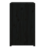 Outdoor Kitchen Cabinet MEPPEL Black 55x55x92 cm Solid Wood Pine