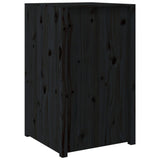Outdoor Kitchen Cabinet MEPPEL Black 55x55x92 cm Solid Wood Pine