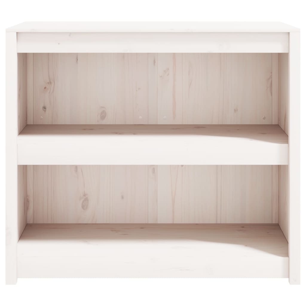 Outdoor Kitchen Cabinet MEPPEL White 106x55x92 cm Solid Wood Pine