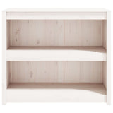 Outdoor Kitchen Cabinet MEPPEL White 106x55x92 cm Solid Wood Pine - Top-Down View