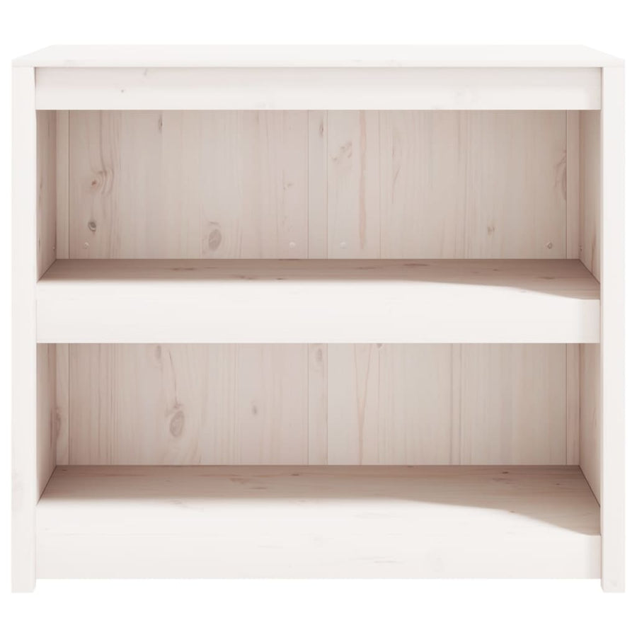 Outdoor Kitchen Cabinet MEPPEL White 106x55x92 cm Solid Wood Pine