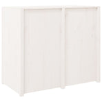 Outdoor Kitchen Cabinet MEPPEL White 106x55x92 cm Solid Wood Pine