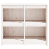 Outdoor Kitchen Cabinet MEPPEL White 106x55x92 cm Solid Wood Pine - Top-Down View