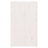 Outdoor Kitchen Cabinet MEPPEL White 106x55x92 cm Solid Wood Pine - 45-Degree Angle