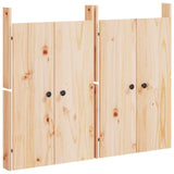 Outdoor Kitchen Doors 2 pcs 50x9x82 cm Solid Wood Pine - Front View