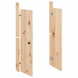 Outdoor Kitchen Doors MEPPEL 2 pcs 50x9x82 cm Solid Wood Pine