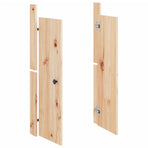 Outdoor Kitchen Doors MEPPEL 2 pcs 50x9x82 cm Solid Wood Pine