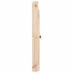 Outdoor Kitchen Doors MEPPEL 2 pcs 50x9x82 cm Solid Wood Pine
