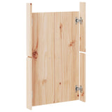Outdoor Kitchen Doors 2 pcs 50x9x82 cm Solid Wood Pine - Close-Up Angle