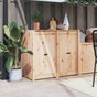 Outdoor Kitchen Doors MEPPEL 2 pcs 50x9x82 cm Solid Wood Pine