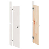 Outdoor Kitchen Doors MEPPEL White 50x9x82 cm Solid Wood Pine - Side View