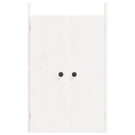 Outdoor Kitchen Doors MEPPEL White 50x9x82 cm Solid Wood Pine