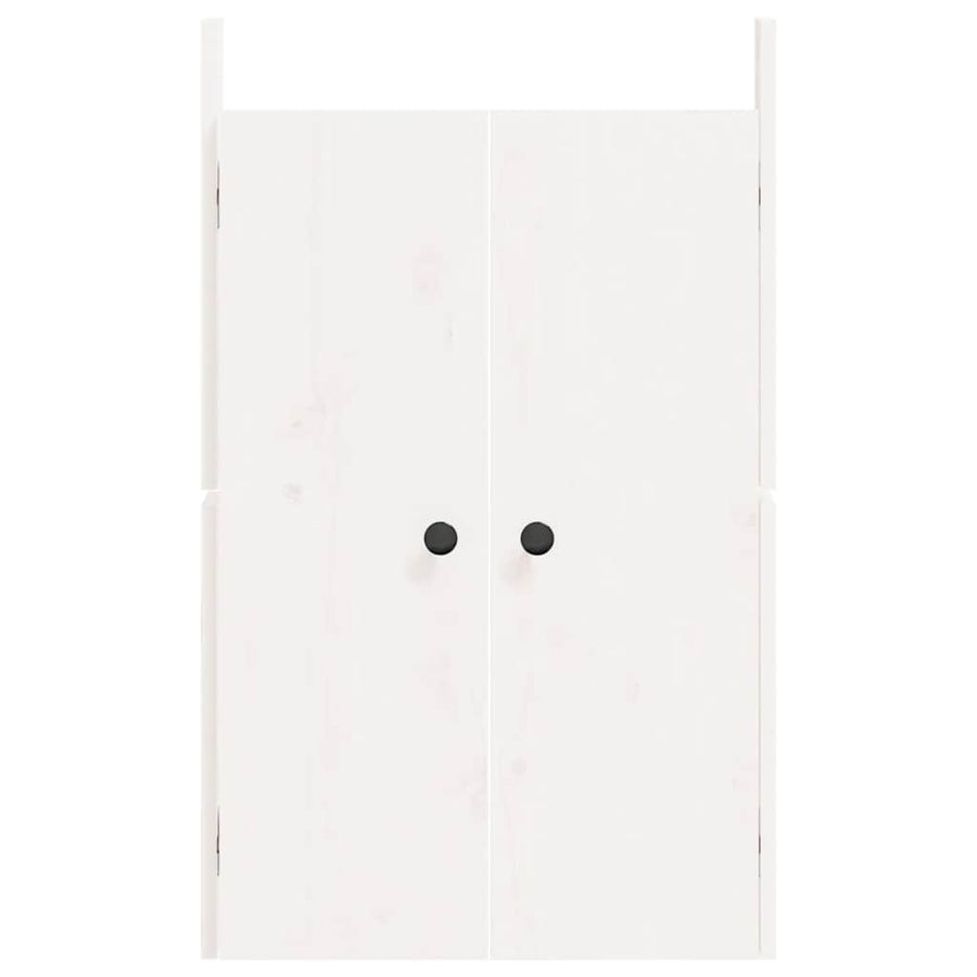 Outdoor Kitchen Doors MEPPEL White 50x9x82 cm Solid Wood Pine