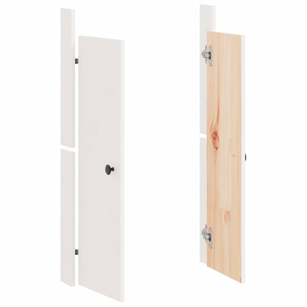 Outdoor Kitchen Doors "MEPPEL" 2 pcs White 50x9x82 cm