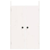 Outdoor Kitchen Doors 2 pcs White 50x9x82 cm Solid Wood Pine - Top-Down View
