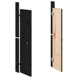Outdoor Kitchen Doors MEPPEL Black 50x9x82 cm Solid Wood Pine