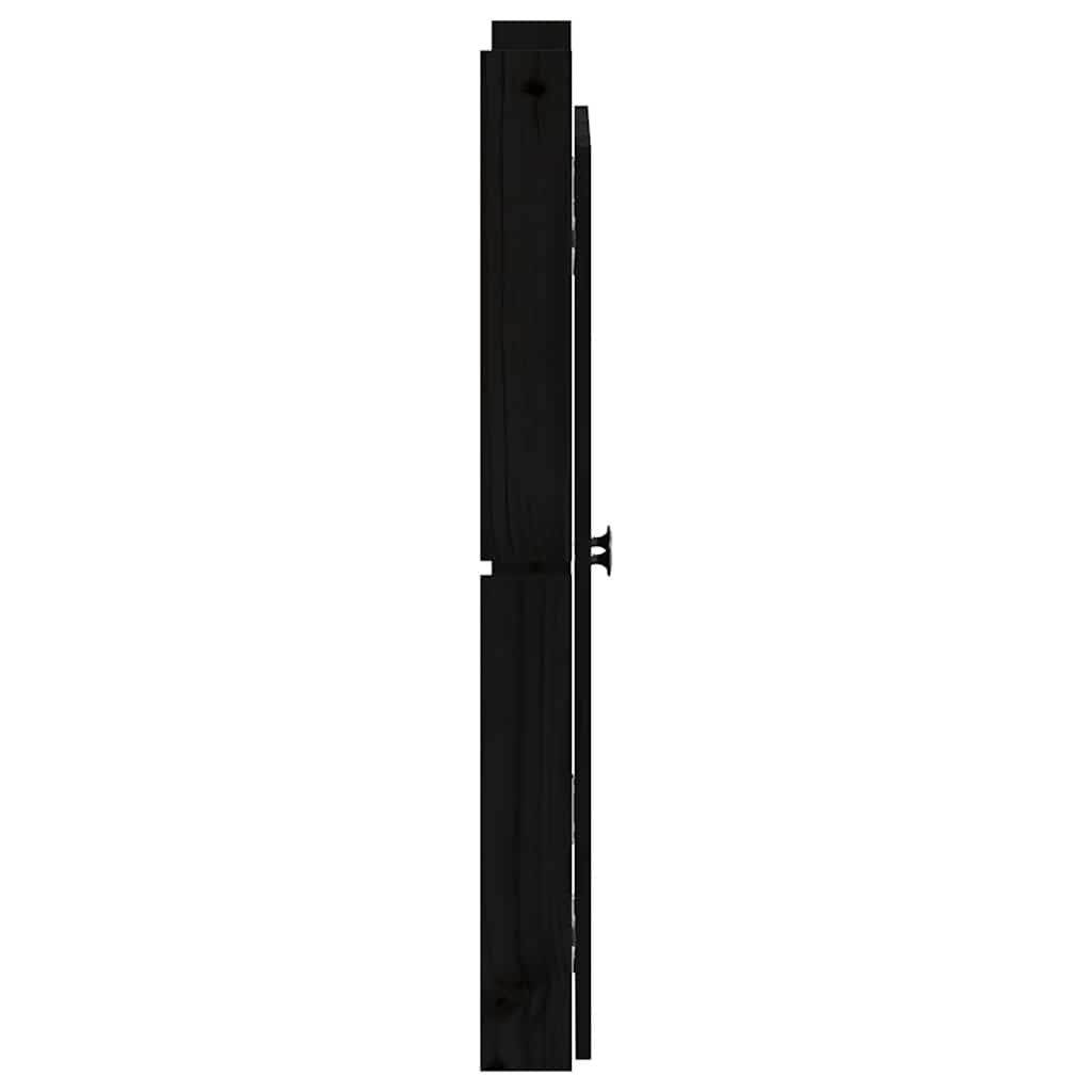 Outdoor Kitchen Doors MEPPEL Black 50x9x82 cm Solid Wood Pine