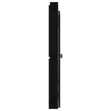 Outdoor Kitchen Doors MEPPEL 2 pcs Black 50x9x82 cm Solid Wood Pine