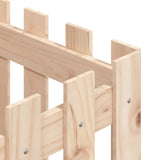 Garden Planter with Fence Design 40x40x40 cm Solid Wood Pine - Close-Up Angle