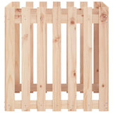 Garden Planter with Fence Design 70x70x70 cm Solid Wood Pine - 45-Degree Angle