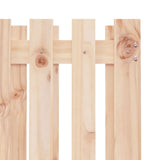 Garden Planter with Fence Design 70x70x70 cm Solid Wood Pine - Close-Up Angle