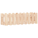 Garden Raised Bed with Fence Design 100x30x30 cm Solid Wood Pine - Front View