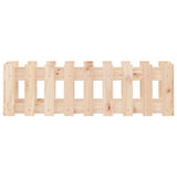 Garden Raised Bed with Fence Design 100x30x30 cm Solid Wood Pine - 45-Degree Angle