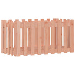 Garden Raised Bed with Fence Design 100x50x50 cm