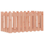 Garden Raised Bed with Fence Design 100x50x50 cm