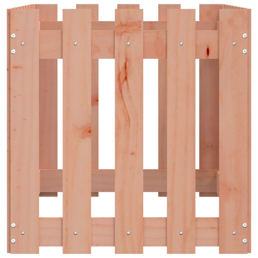 Garden Raised Bed with Fence Design 100x50x50 cm