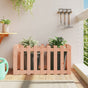 Garden Raised Bed with Fence Design 100x50x50 cm
