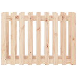 Garden Raised Bed with Fence Design 100x50x70 cm Solid Wood Pine