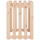 Garden Raised Bed with Fence Design 100x50x70 cm Solid Wood Pine - Rear View