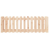 Garden Raised Bed with Fence Design 150x50x50 cm Solid Wood Pine - 45-Degree Angle