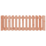 Garden Raised Bed with Fence Design 150x50x50 cm Solid Wood Douglas - 45-Degree Angle