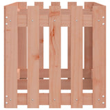 Garden Raised Bed with Fence Design 150x50x50 cm Solid Wood Douglas - Rear View