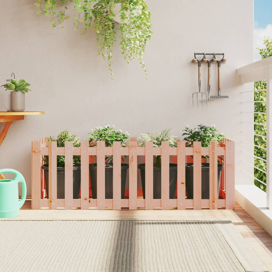Garden Raised Bed with Fence Design 150x50x50 cm